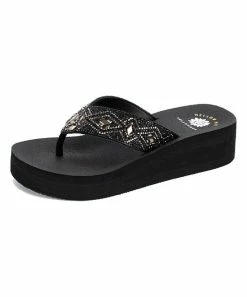 Best reviews of π Yellow Box π Shoes Hematite Parel Leather π©΄ Sandal - π© Women π