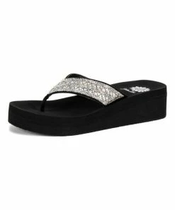 Cheap 😍 Yellow Box 👟 Shoes Black & Clear Lezah 🩴 Sandal - 👩 Women 😍