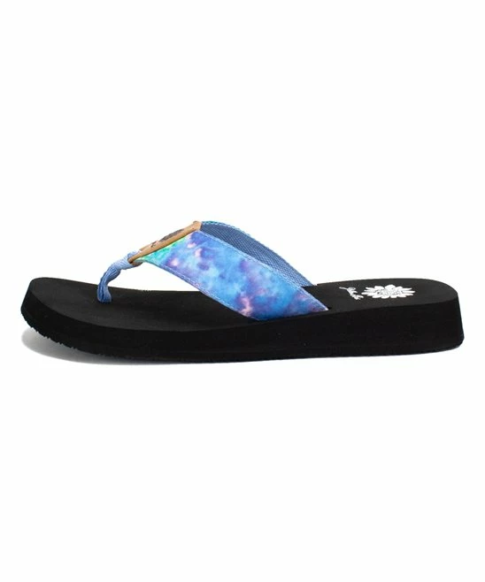 Top 10 π₯° Yellow Box π Shoes Blue Tie-Dye Falit π©΄ Sandal - π© Women π₯° - Image 2