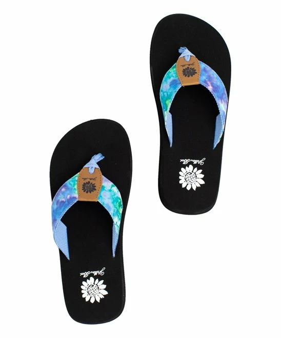 Top 10 π₯° Yellow Box π Shoes Blue Tie-Dye Falit π©΄ Sandal - π© Women π₯° - Image 3