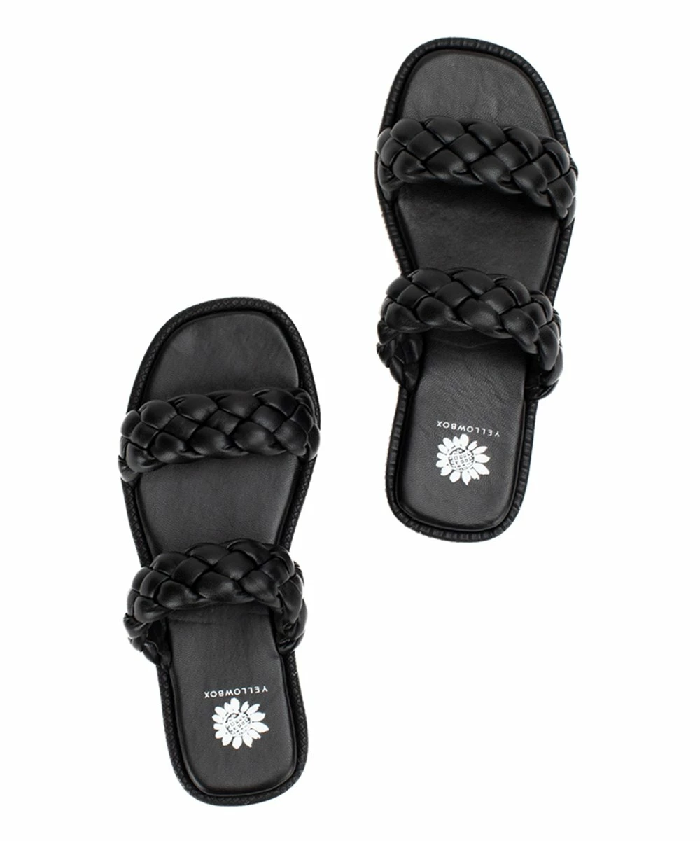 Discount π€© Yellow Box π Shoes Black Lainee Braided π©΄ Sandal - π© Women π - Image 3