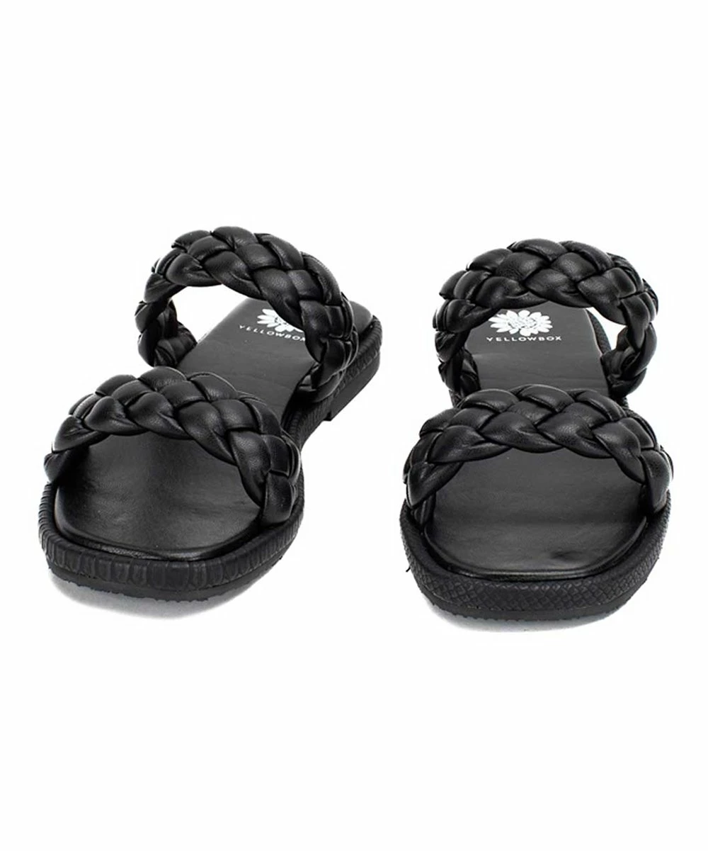 Discount π€© Yellow Box π Shoes Black Lainee Braided π©΄ Sandal - π© Women π - Image 4