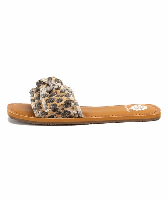 Coupon β¨ Yellow Box π Shoes Brown Daralie Cheetah Bow π©΄ Sandal - π© Women π₯ - Image 2