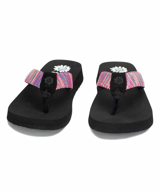 Best reviews of π Yellow Box π Shoes Vibrant Stripe Fayne π©΄ Sandal - π© Women π - Image 4