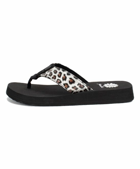 Brand new π Yellow Box π Shoes Black & Silver Fontini Leopard Glitter π©΄ Sandal - π© Women π - Image 2