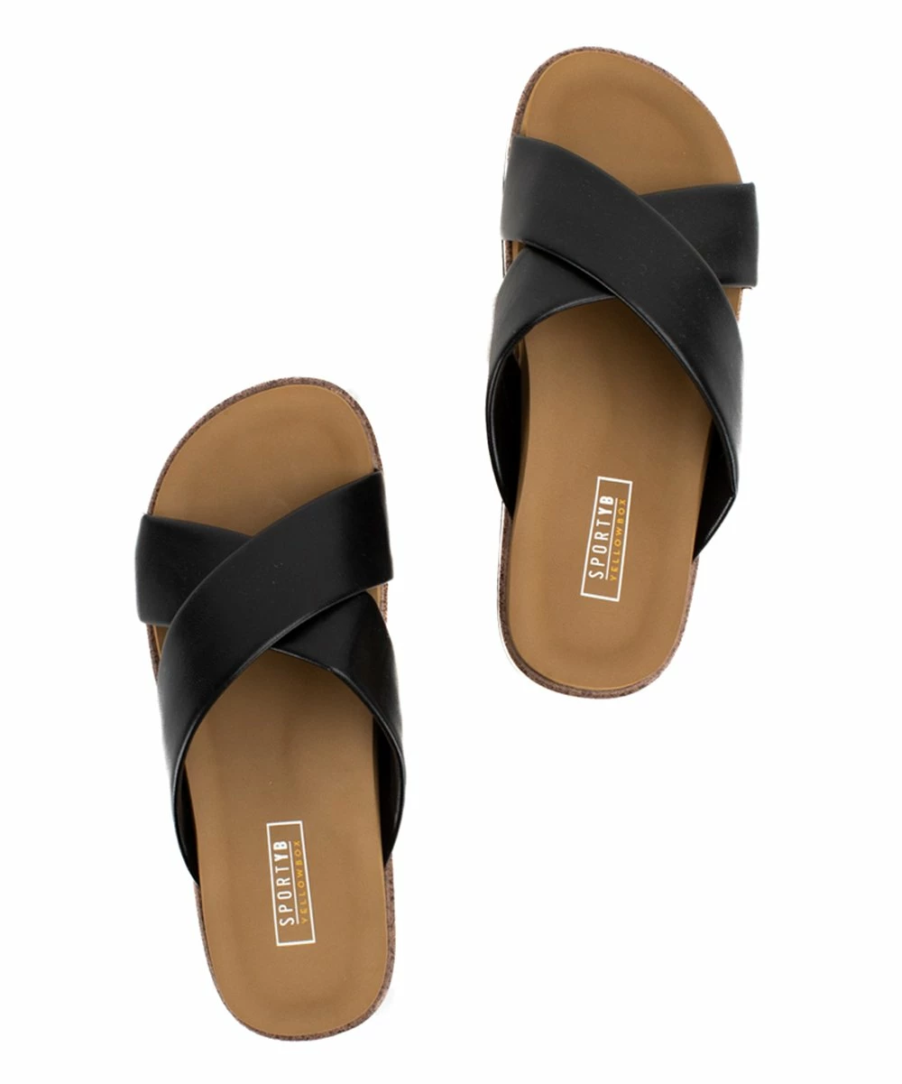 Coupon π Yellow Box π Shoes Black Tashie π©΄ Sandal - π© Women π - Image 3