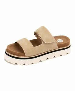 Cheapest π€© Yellow Box π Shoes Taupe Kezzi Open Strap π©΄ Sandal - π© Women π