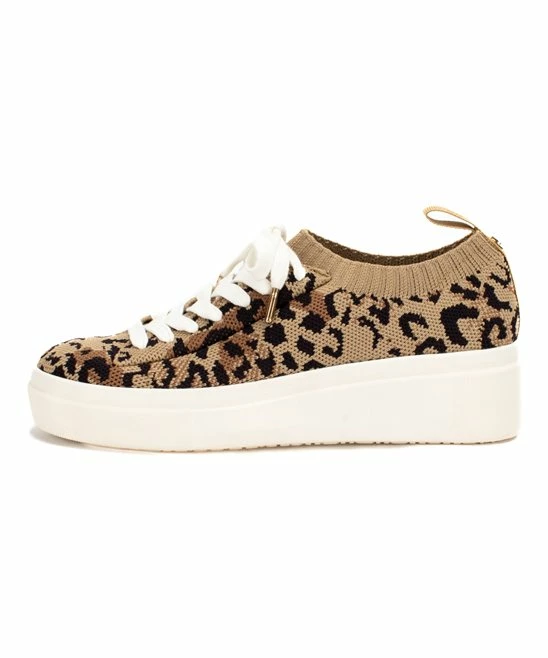 Top 10 β¨ Yellow Box π Shoes Brown Leopard Elodee Knit-Collar π Sneaker - π© Women 𧨠- Image 2