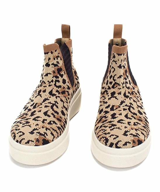 Brand new β¨ Yellow Box π Shoes Beige Leopard Eagon Hi-Top π Sneaker - π© Women π - Image 3