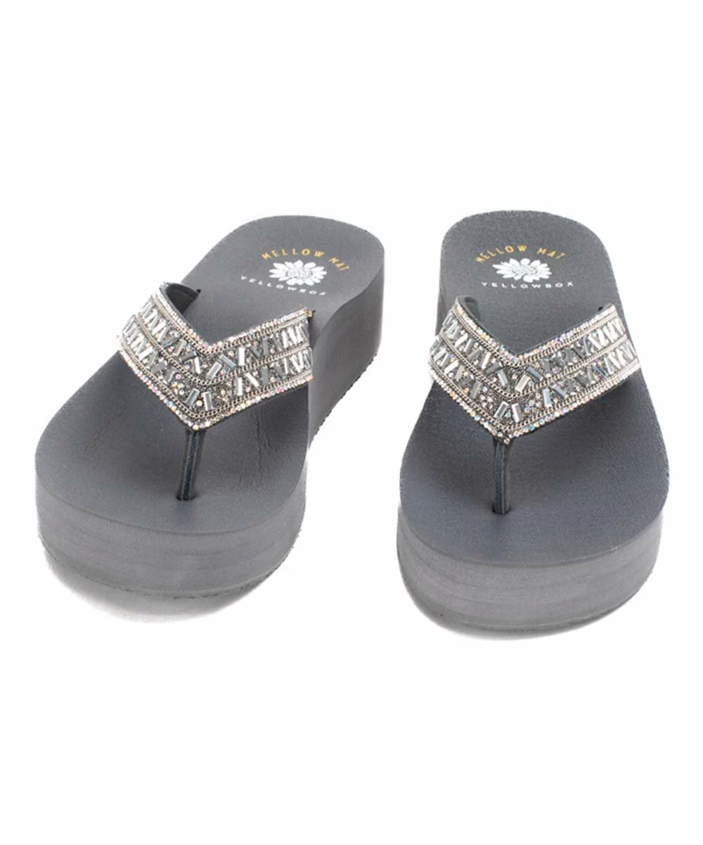 Best Pirce π― Yellow Box π Shoes Gray Jewel Blume Leather π©΄ Sandal - π© Women π― - Image 2