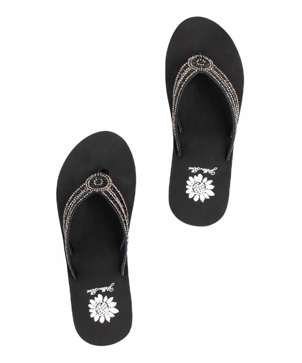 Deals π€© Yellow Box π Shoes Black Edita Wedge π©΄ Sandal - π© Women π - Image 3