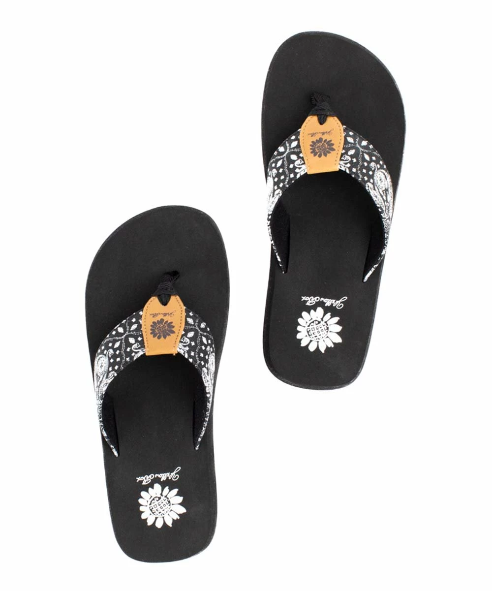 Flash Sale β Yellow Box π Shoes Black Bandana Flander π©΄ Sandal - π© Women π - Image 3