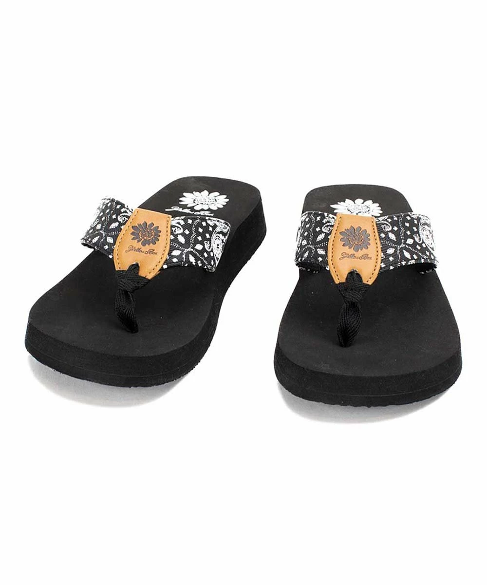 Flash Sale β Yellow Box π Shoes Black Bandana Flander π©΄ Sandal - π© Women π - Image 4