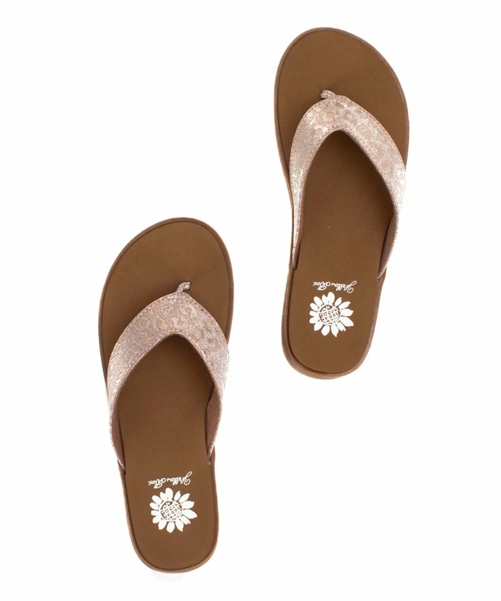 Top 10 π₯° Yellow Box π Shoes Bronze Sparkly Leopard Fazio π©΄ Sandal - π© Women π - Image 3