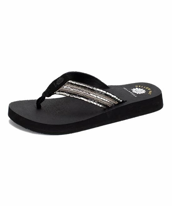 Best Pirce β€οΈ Yellow Box π Shoes Black Nazene Leather π©΄ Sandal - π© Women β