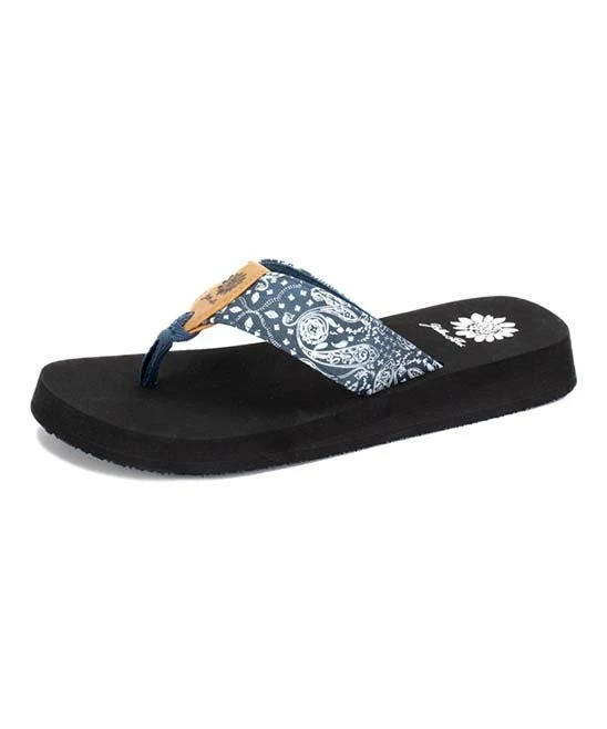 Cheap π Yellow Box π Shoes Navy Bandana Flander π©΄ Sandal - π© Women π