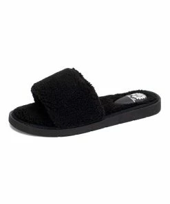 New π Yellow Box π Shoes Black Fluffy Fenula π©΄ Sandal - π© Women π€©