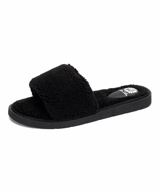 New π Yellow Box π Shoes Black Fluffy Fenula π©΄ Sandal - π© Women π€©