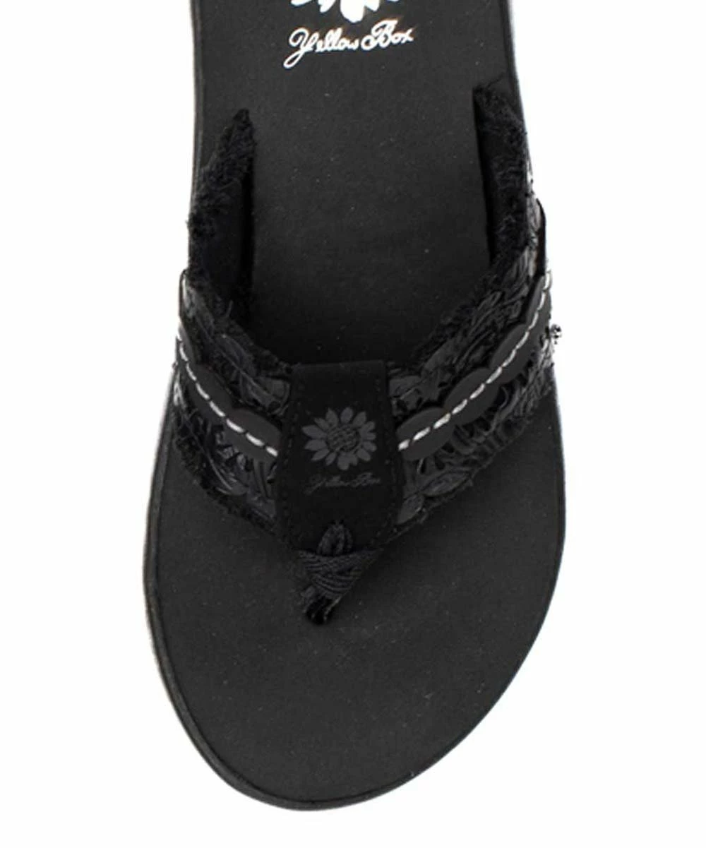 Best Pirce π₯ Yellow Box π Shoes Black Floral Gardena π©΄ Sandal - π© Women βοΈ - Image 5