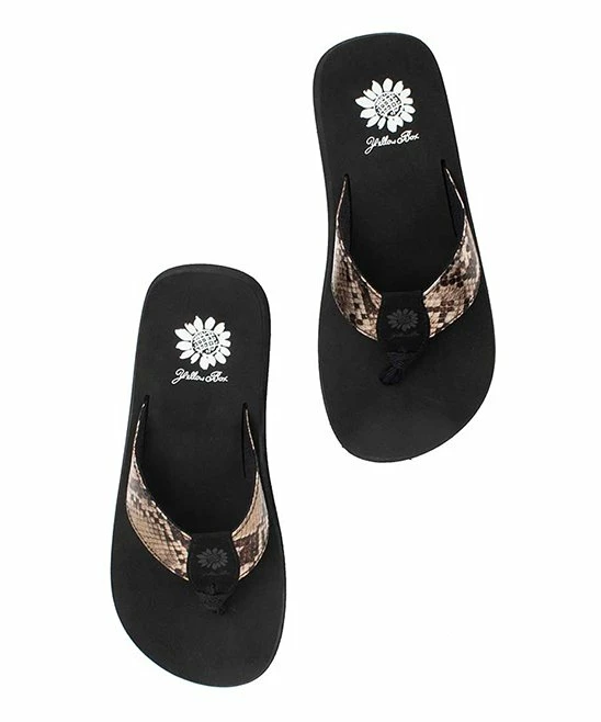 Top 10 π Yellow Box π Shoes Platino Snake-Embossed Veda π©΄ Sandal - π© Women 𧨠- Image 3