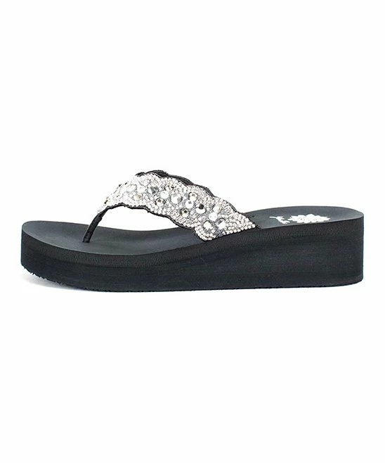 Promo π₯ Yellow Box π Shoes Gray Embellished Rayne π©΄ Sandal - π© Women π - Image 2