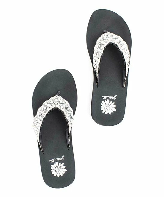 Promo π₯ Yellow Box π Shoes Gray Embellished Rayne π©΄ Sandal - π© Women π - Image 5