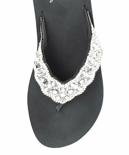 Promo π₯ Yellow Box π Shoes Gray Embellished Rayne π©΄ Sandal - π© Women π - Image 3