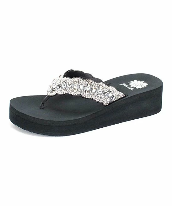 Promo π₯ Yellow Box π Shoes Gray Embellished Rayne π©΄ Sandal - π© Women π