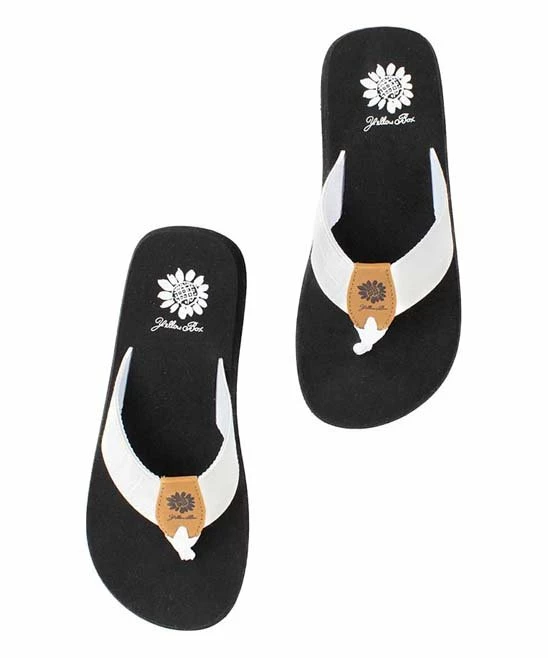 Promo π Yellow Box π Shoes White Croc-Embossed Adula π©΄ Sandal - π© Women π - Image 2