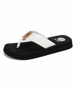 Promo π Yellow Box π Shoes White Croc-Embossed Adula π©΄ Sandal - π© Women π