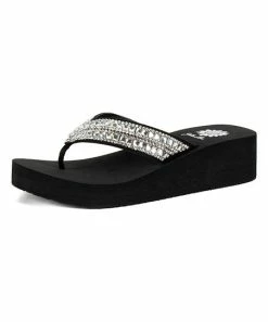 Deals ✨ Yellow Box 👟 Shoes Black & Clear Vaniza 🩴 Sandal - 👩 Women 😍