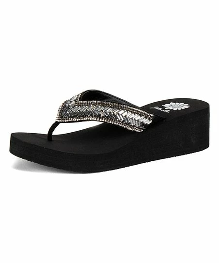 Outlet π Yellow Box π Shoes Black & Clear Skyllah π©΄ Sandal - π© Women β