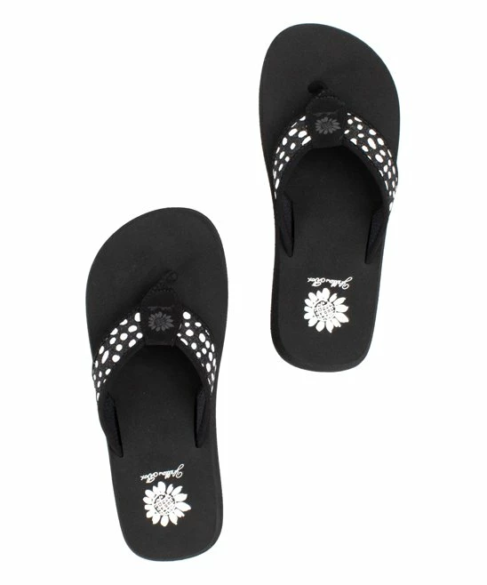 Discount π Yellow Box π Shoes Black Florena Dot Glitter π©΄ Sandal - π© Women π― - Image 2