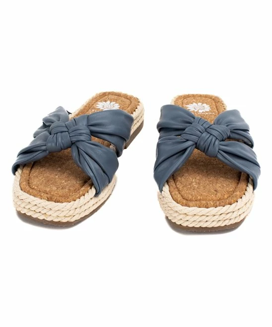 Deals β Yellow Box π Shoes Blue Ileen Knot Strap π©΄ Sandal - π© Women π - Image 4
