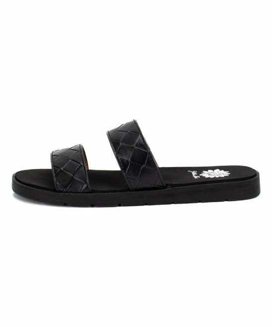 Best Sale π Yellow Box π Shoes Black Feylie Woven-Texture π©΄ Sandal - π© Women π - Image 2