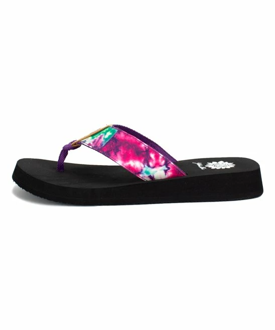 Cheap β Yellow Box π Shoes Purple Tie-Dye Falit π©΄ Sandal - π© Women π - Image 2