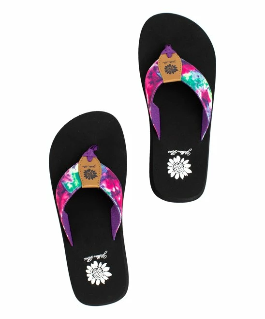 Cheap β Yellow Box π Shoes Purple Tie-Dye Falit π©΄ Sandal - π© Women π - Image 3