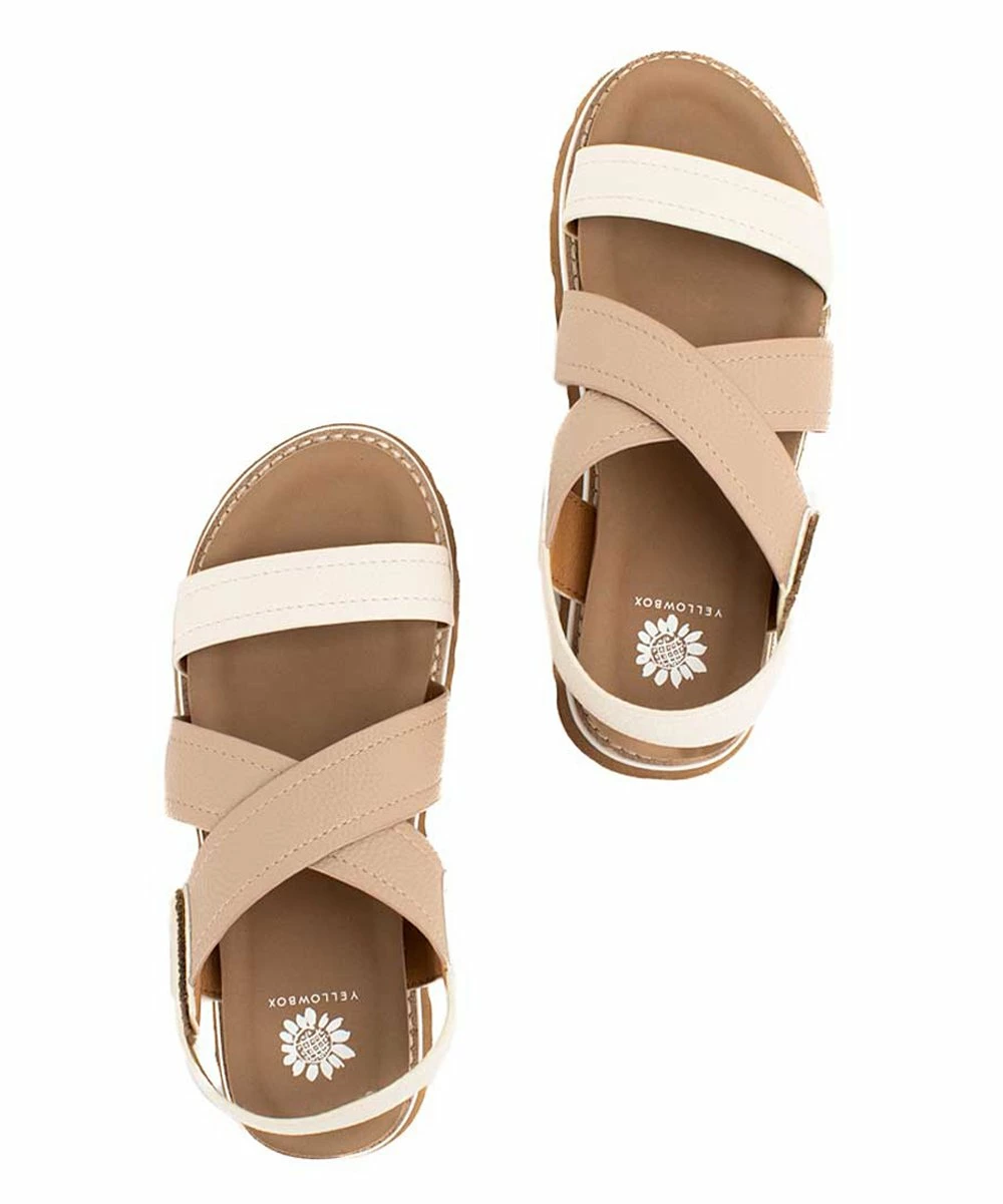 Best deal π₯° Yellow Box π Shoes Taupe & Cream Keyla π©΄ Sandal - π© Women π - Image 3