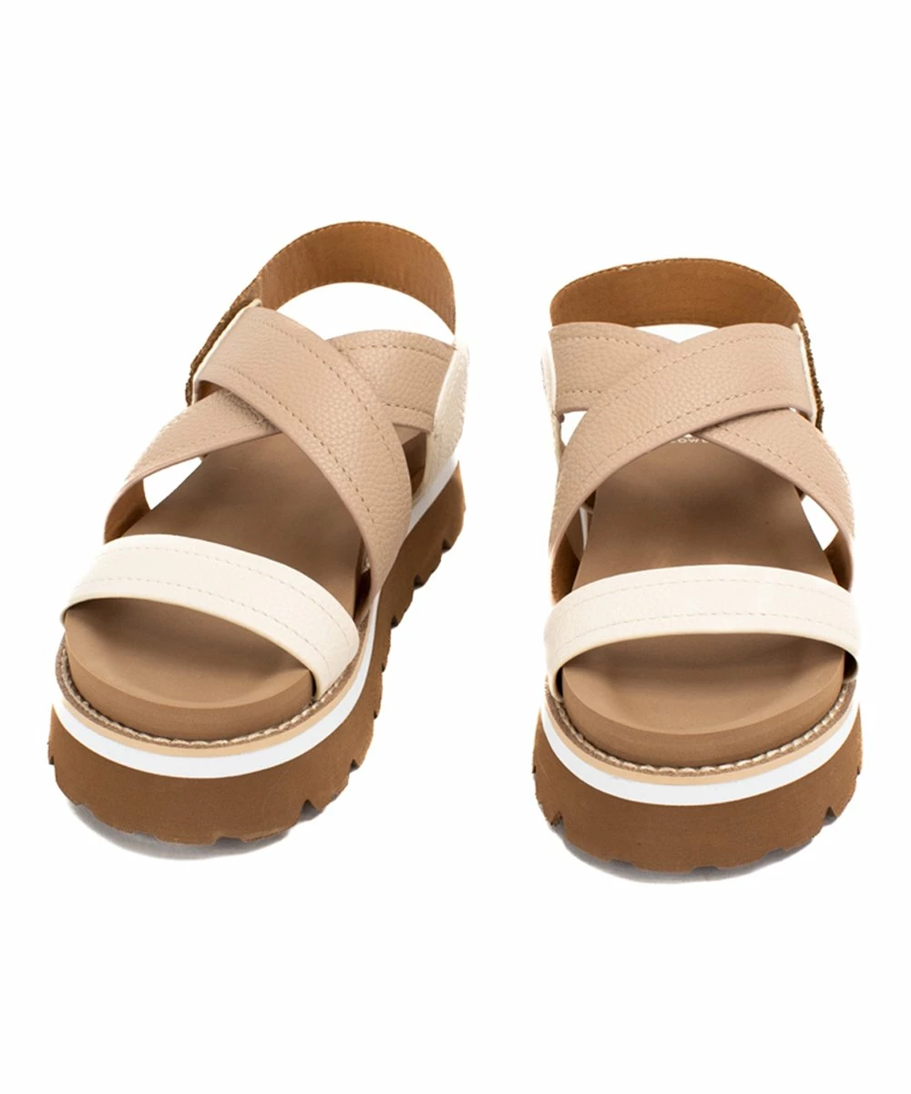 Best deal π₯° Yellow Box π Shoes Taupe & Cream Keyla π©΄ Sandal - π© Women π - Image 4