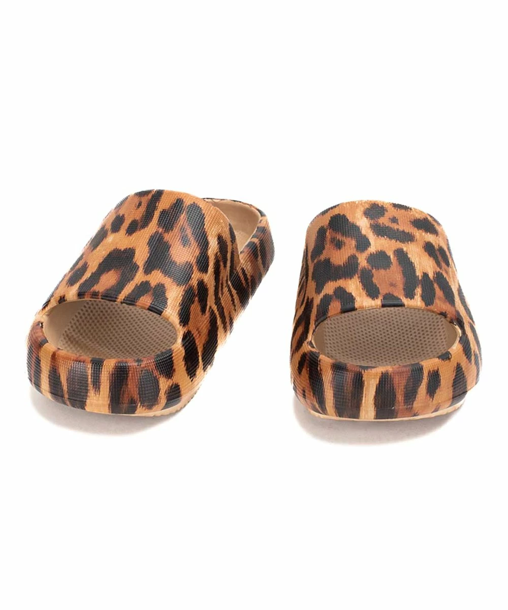 Promo π Yellow Box π Shoes Brown Leopard Zolah Slide - π© Women π€© - Image 3