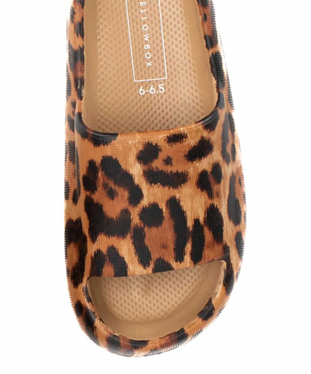 Promo π Yellow Box π Shoes Brown Leopard Zolah Slide - π© Women π€© - Image 4