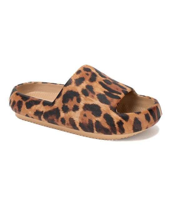 Promo π Yellow Box π Shoes Brown Leopard Zolah Slide - π© Women π€©