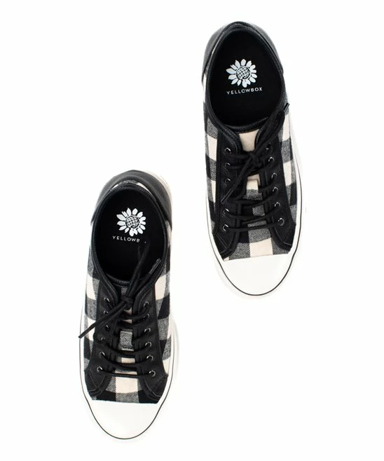 Best Sale π₯ Yellow Box π Shoes Black Plaid Vada π Sneaker - π© Women 𧨠- Image 4