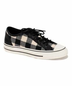 Best Sale π₯ Yellow Box π Shoes Black Plaid Vada π Sneaker - π© Women π§¨