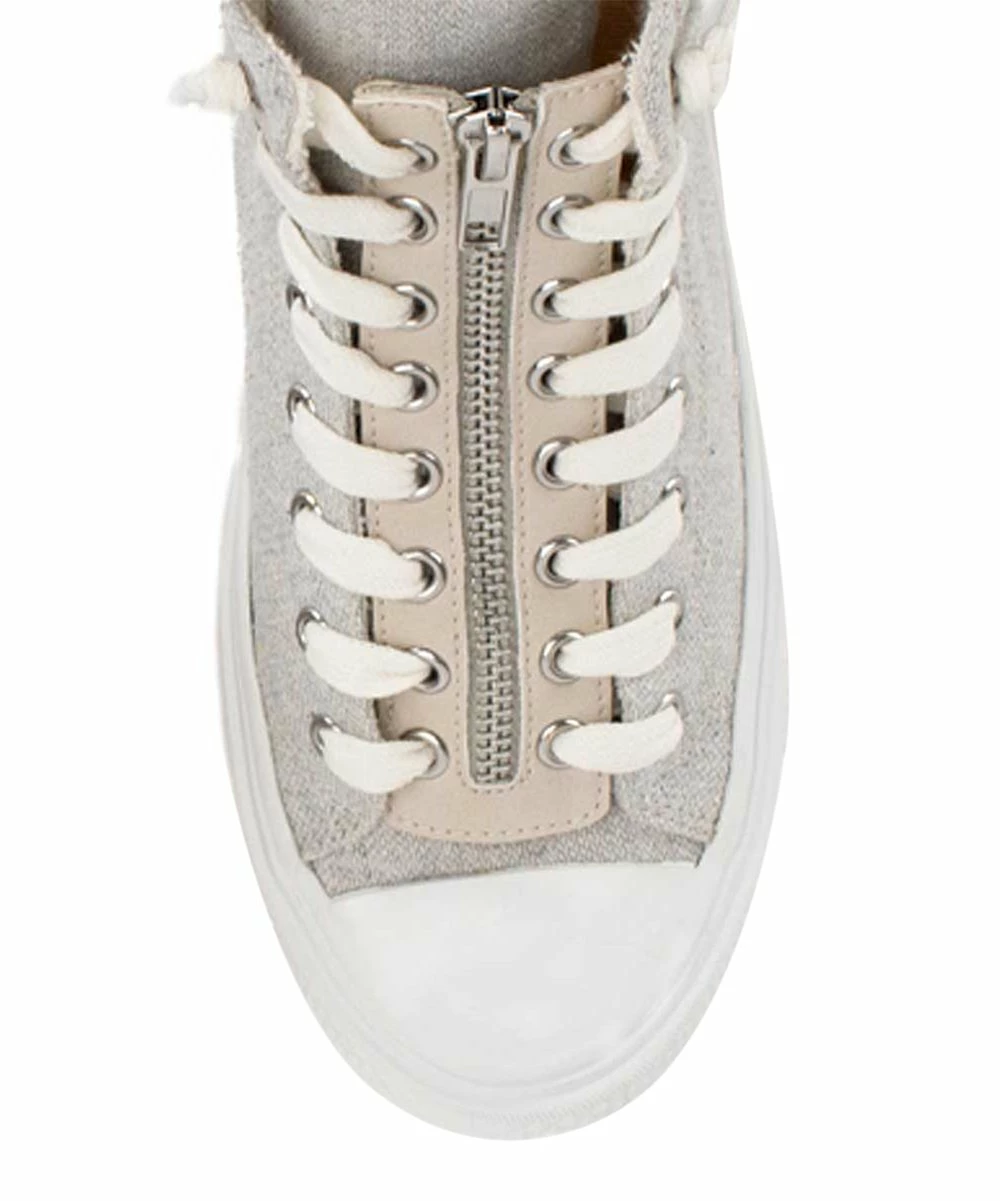 Promo π― Yellow Box π Shoes Light Gray Virgenia Hi-Top π Sneaker - π© Women π€© - Image 4