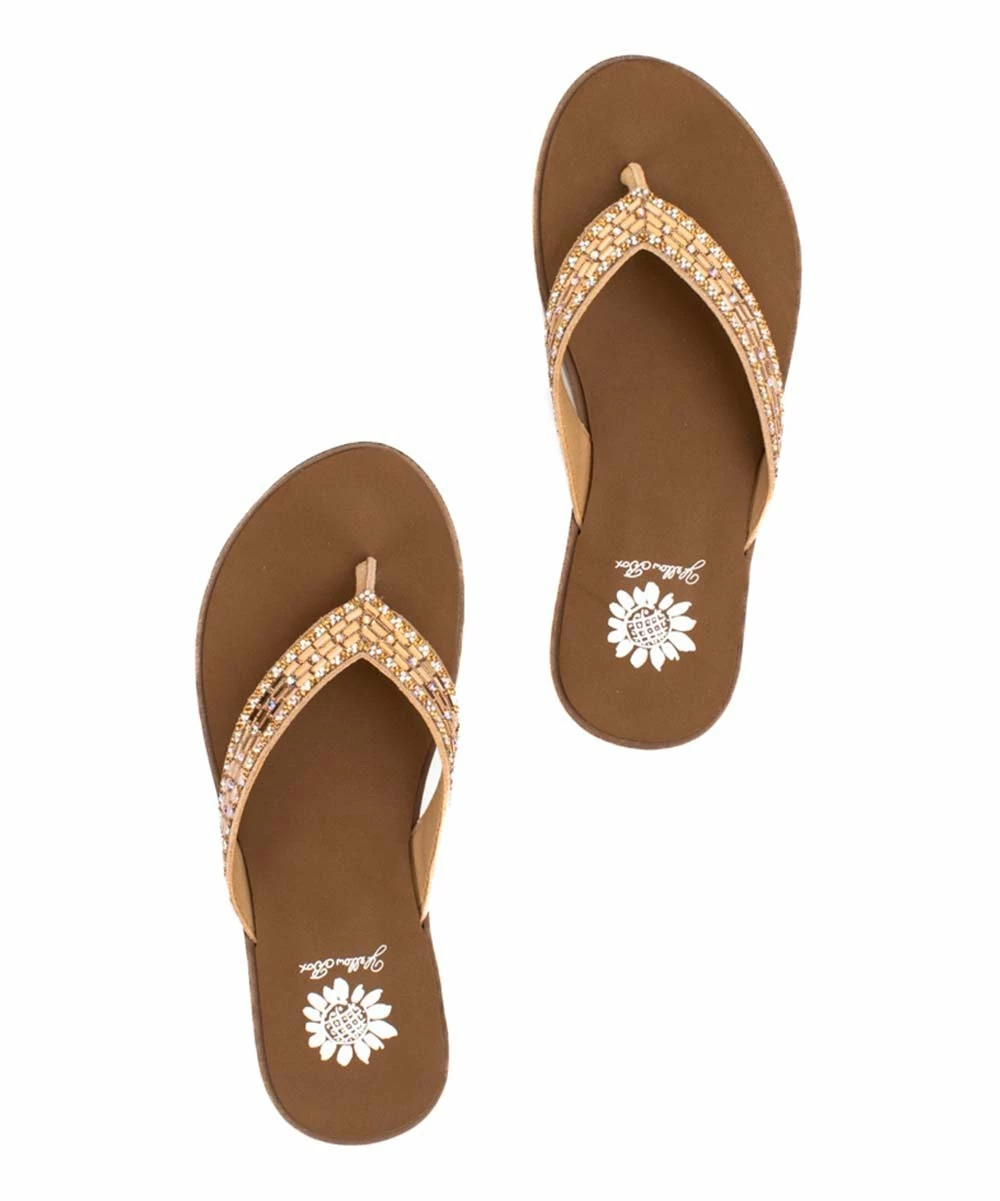 Cheapest βοΈ Yellow Box π Shoes Tan Dedrah Leather π©΄ Sandal - π© Women π - Image 3