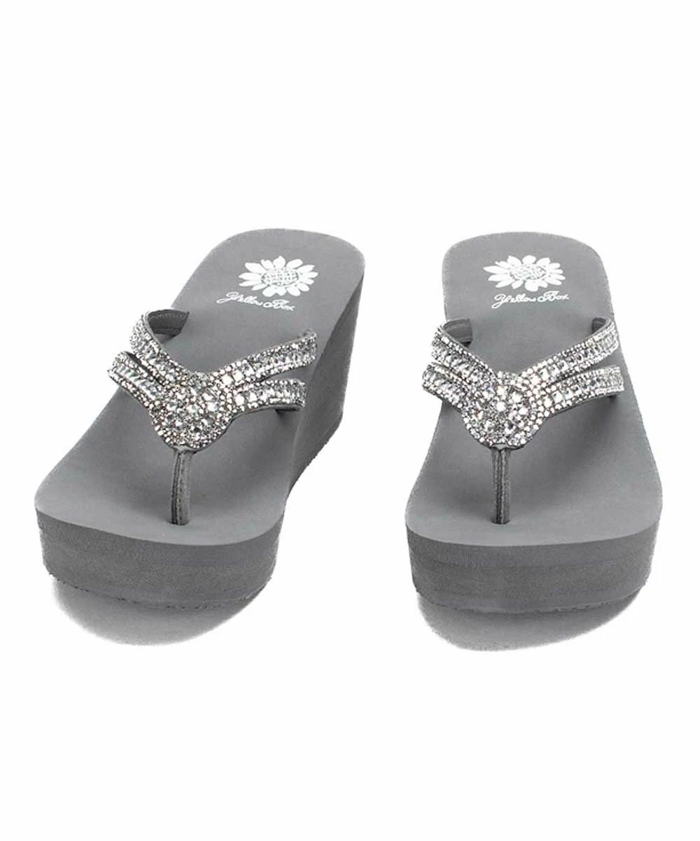 Top 10 β Yellow Box π Shoes Gray Edita Wedge π©΄ Sandal - π© Women π - Image 4