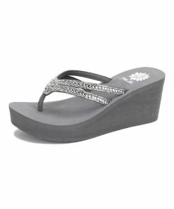 Top 10 β Yellow Box π Shoes Gray Edita Wedge π©΄ Sandal - π© Women π