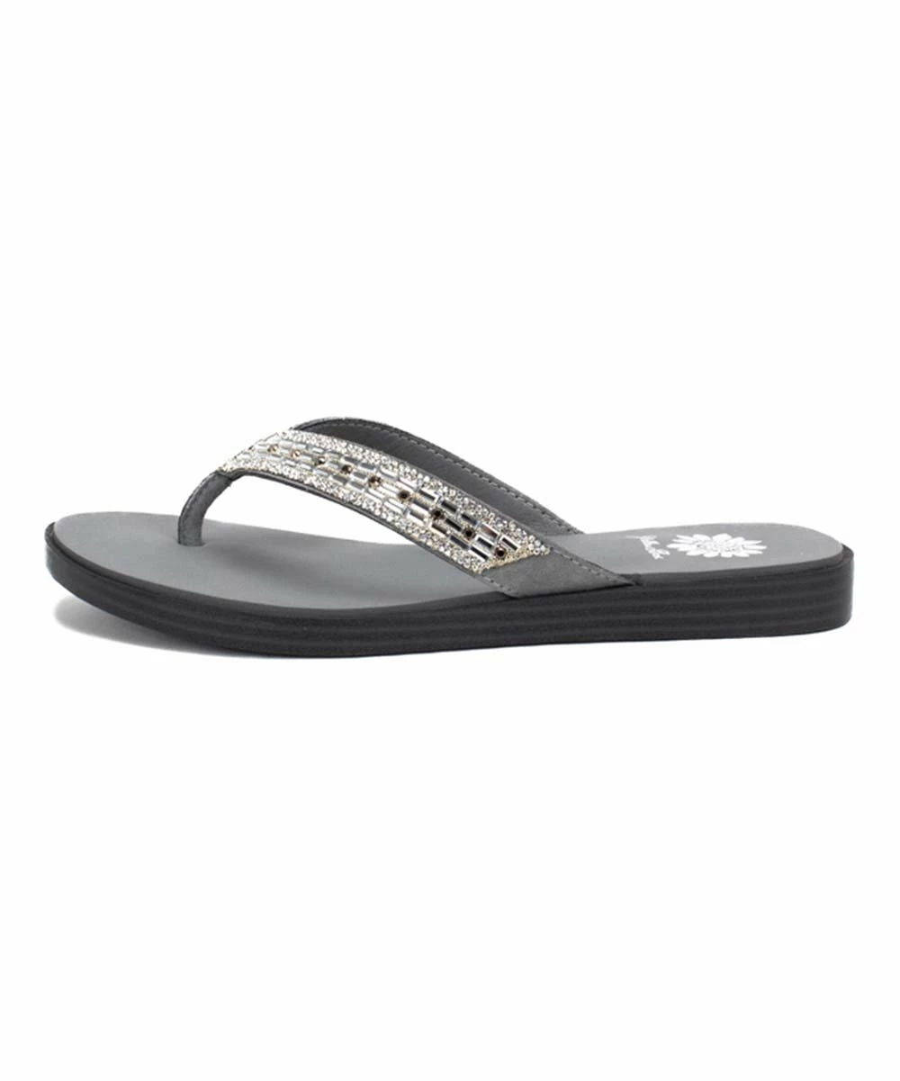Discount π Yellow Box π Shoes Gray Dedrah Leather π©΄ Sandal - π© Women π€© - Image 2