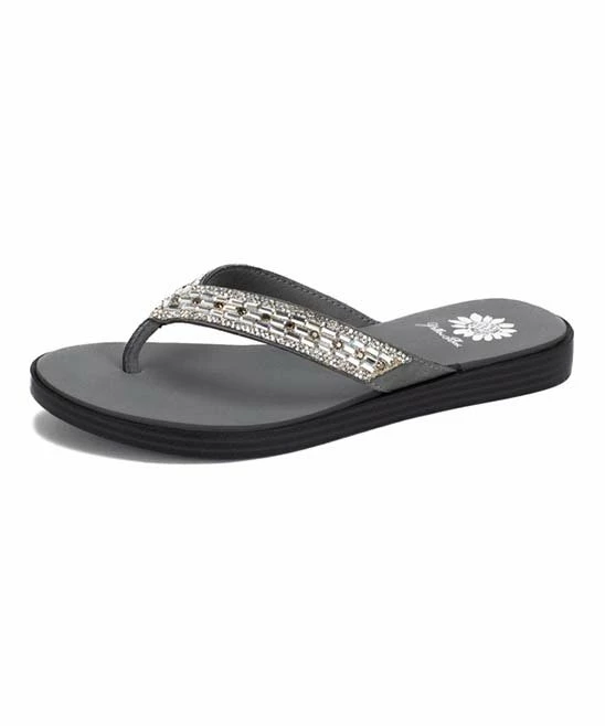Discount π Yellow Box π Shoes Gray Dedrah Leather π©΄ Sandal - π© Women π€©